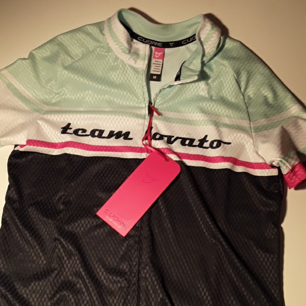 Cuore Womens Cycling Race Jersey Sz Medium Swiss